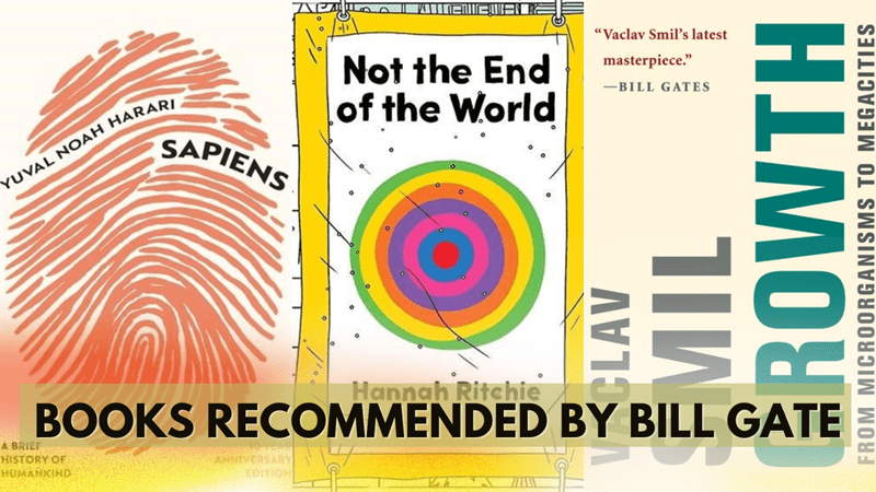 5 Books Recommended by Bill Gates that will change the way you think